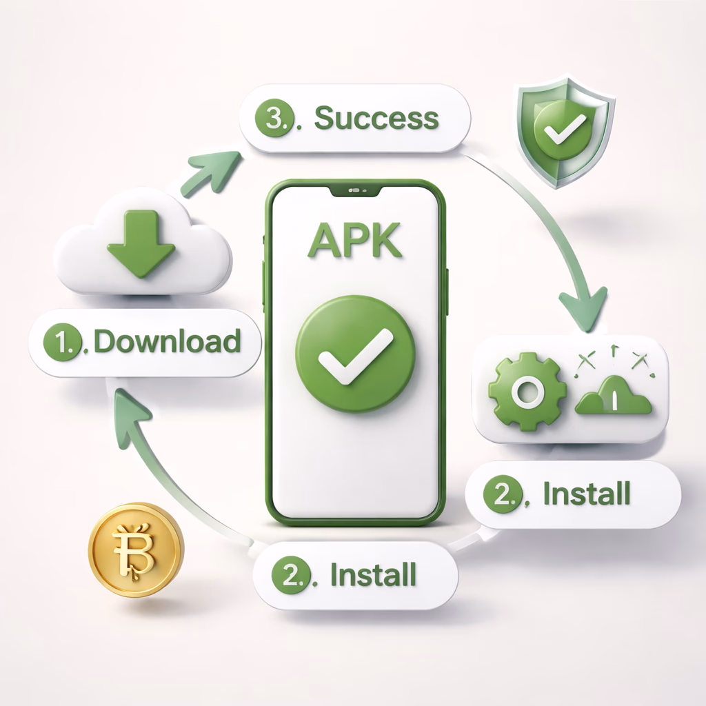 vb8000 APK installation walkthrough displayed on Android smartphone screen for Bangladesh users
